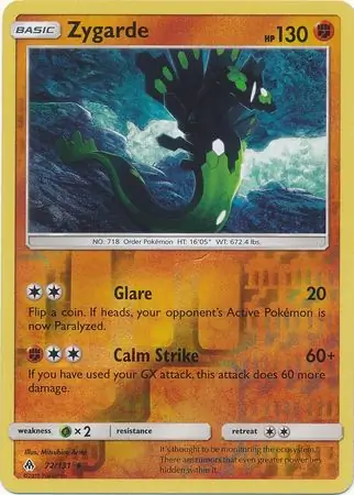 Zygarde Promo #72