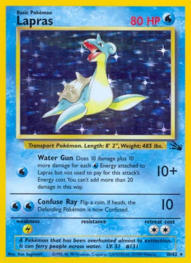 Lapras [1st Edition] #10