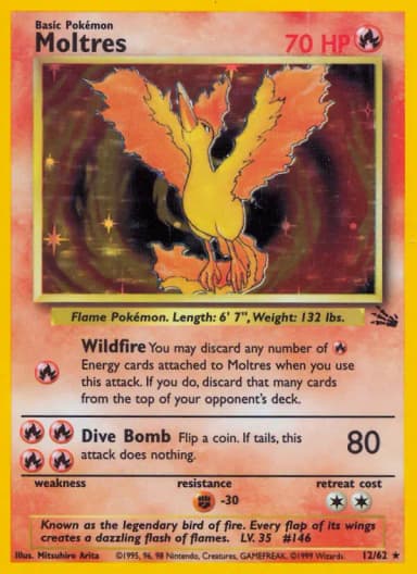 Moltres [1st Edition] #12