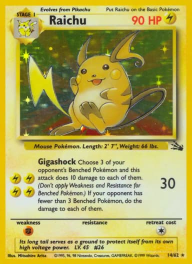 Raichu [1st Edition] #14