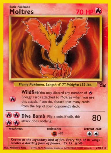 Moltres [1st Edition] #27