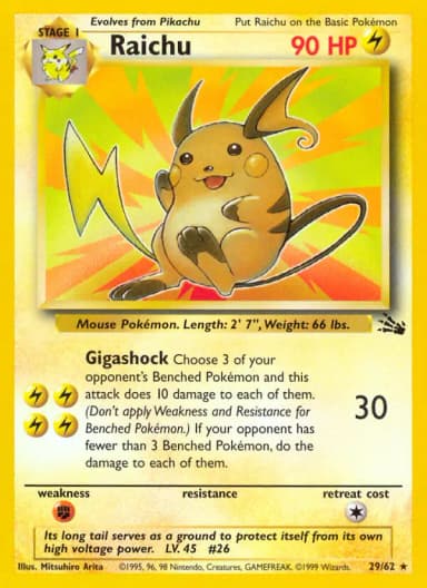 Raichu [1st Edition] #29