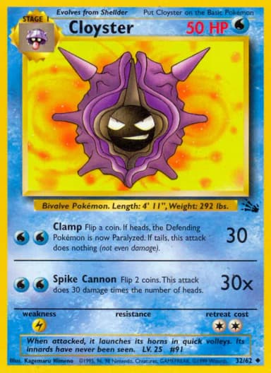 Cloyster [1st Edition] #32