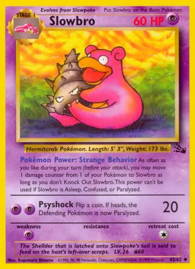 Slowbro [1st Edition] #43