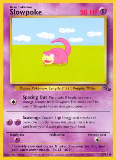Slowpoke [1st Edition] #55