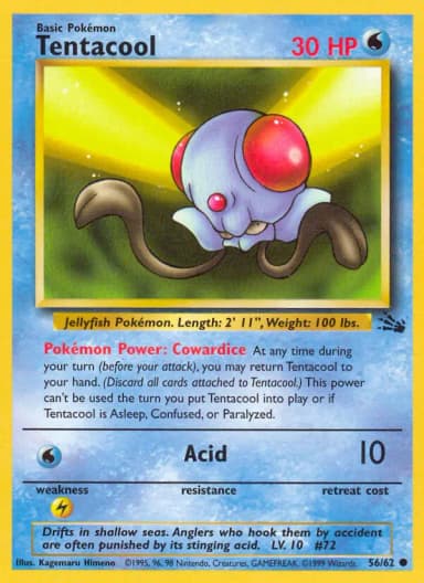 Tentacool [1st Edition] #56
