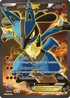 Lucario EX #107