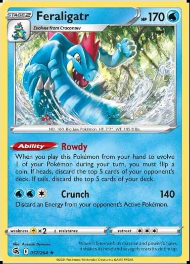 Feraligatr #57