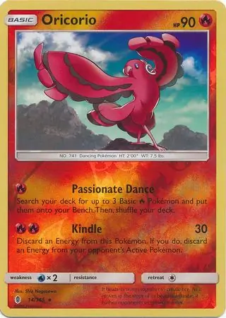 Oricorio [Reverse Holo] #14