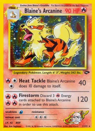 Blaine's Arcanine #1