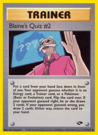 Blaine's Quiz #2 #111