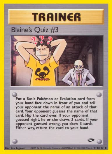 Blaine's Quiz #3 #112