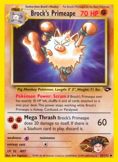 Brock's Primeape #35