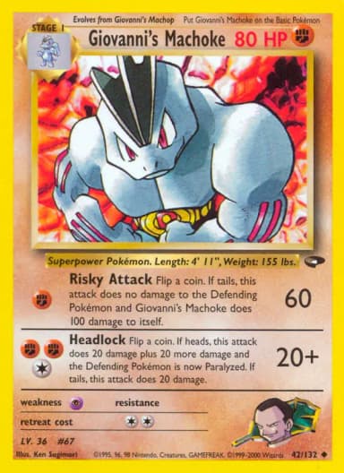 Giovanni's Machoke #42