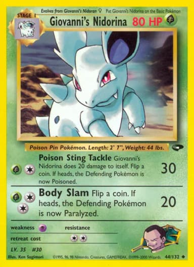 Giovanni's Nidorina #44