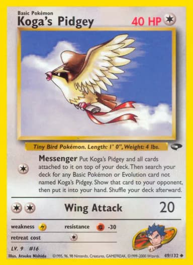 Koga's Pidgey [1st Edition] #49