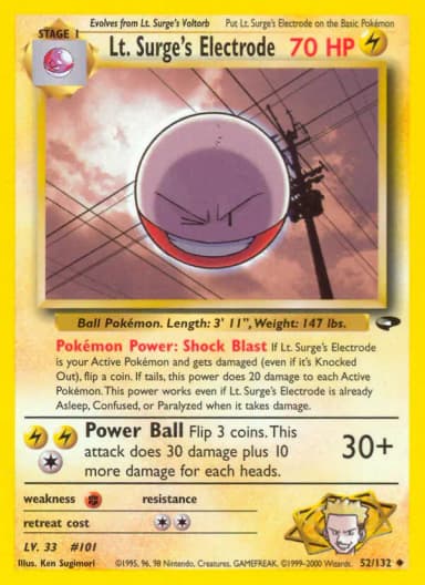 Lt. Surge's Electrode #52