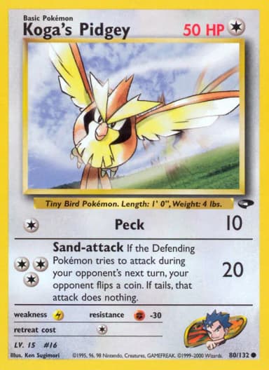 Koga's Pidgey #80