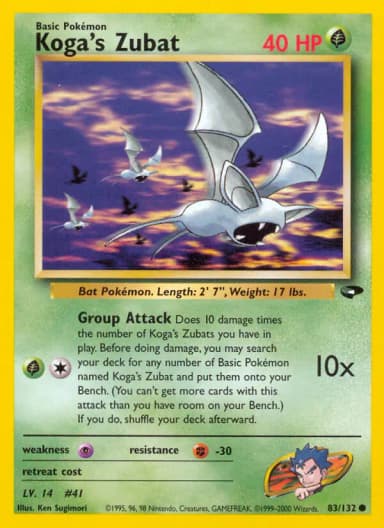 Koga's Zubat #83