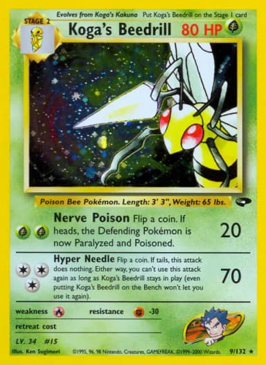 Koga's Beedrill #9