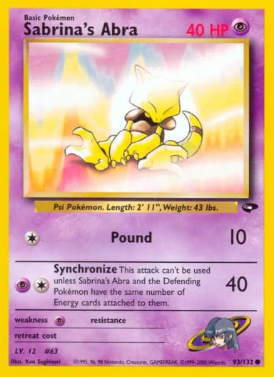 Sabrina's Abra #93