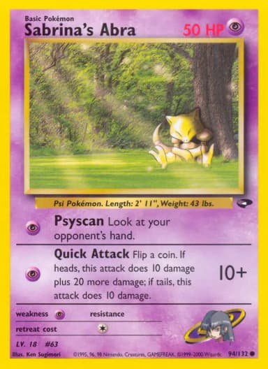 Sabrina's Abra #94