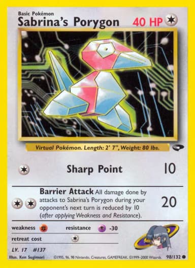 Sabrina's Porygon #98