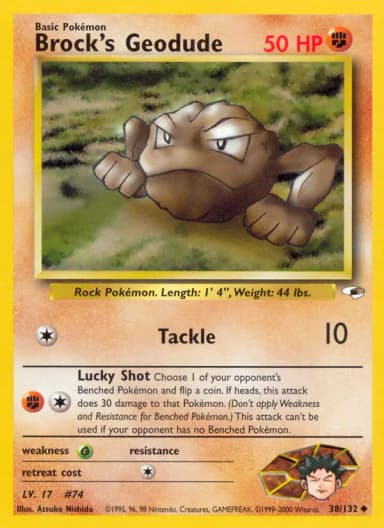 Brock's Geodude #38
