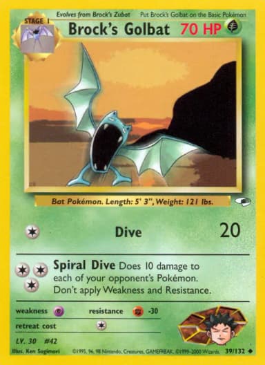 Brock's Golbat #39