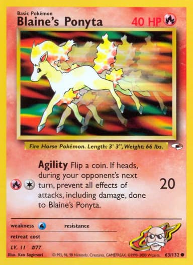 Blaine's Ponyta #63
