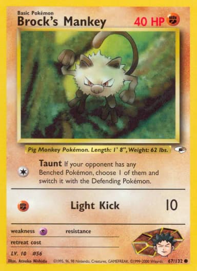 Brock's Mankey #67