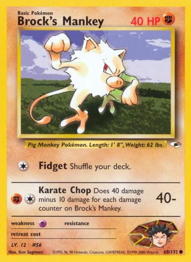 Brock's Mankey #68
