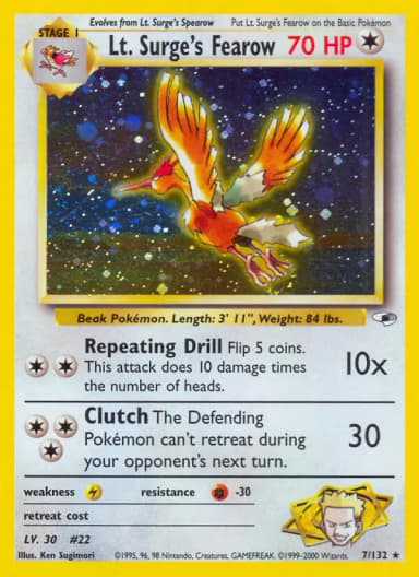 Lt. Surge's Fearow #7