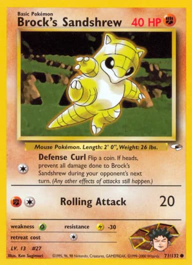 Brock's Sandshrew #71