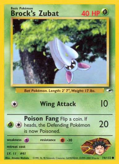 Brock's Zubat #74