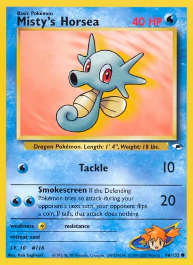 Misty's Horsea #86