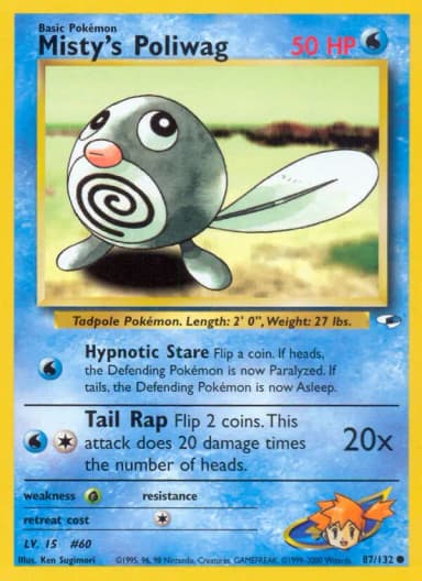 Misty's Poliwag #87