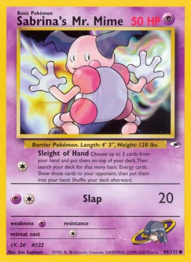 Sabrina's Mr. Mime #94