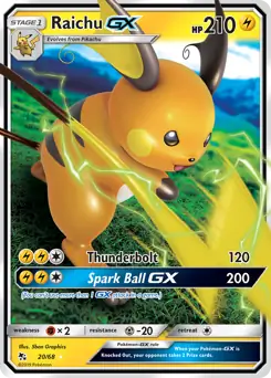 Raichu GX #20