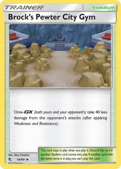 Brock's Pewter City Gym #54