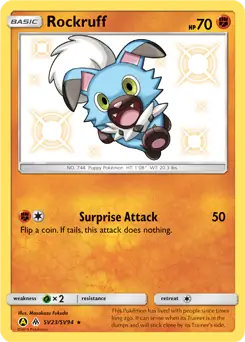 Rockruff #SV23