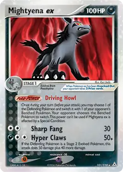Mightyena EX #101