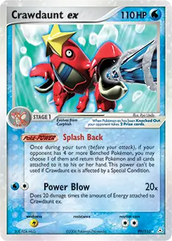 Crawdaunt EX #99