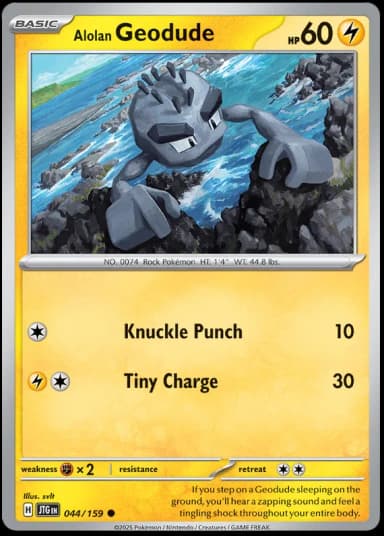 Alolan Geodude #44