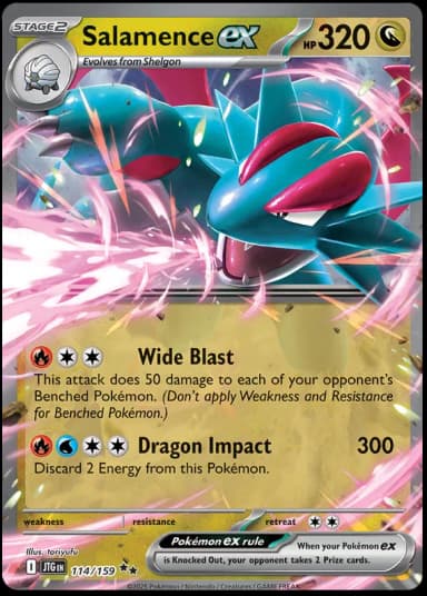 Salamence Ex [Stamped] #114
