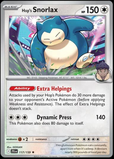 Hop's Snorlax #117