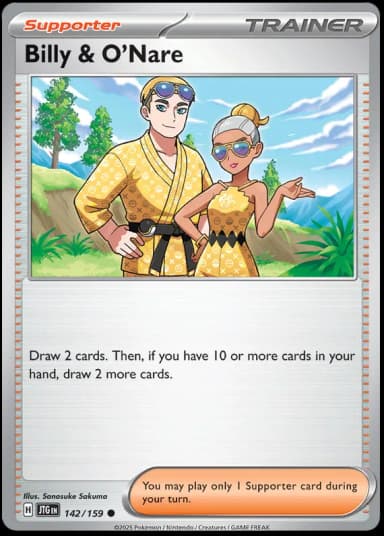 Billy & O'Nare [Reverse Holo] #142