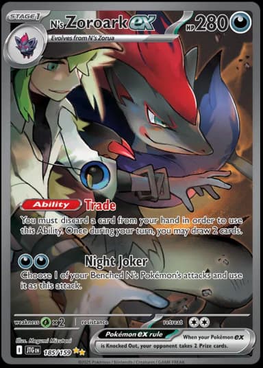N's Zoroark Ex #185