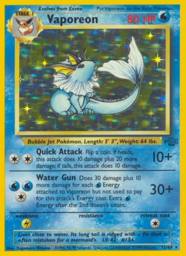 Vaporeon [No Symbol] #12
