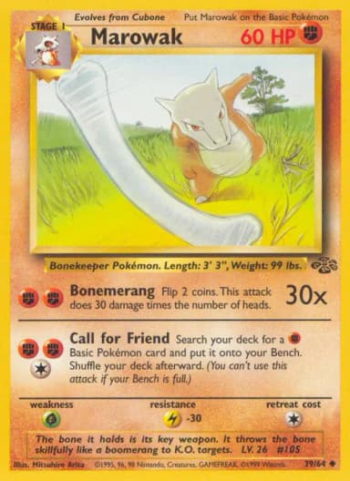 Marowak [1st Edition] #39